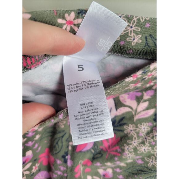 Carter's Kid Size 5 Pants Leggings Print Cute - Picture 4 of 4